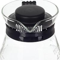 Чайник Tiamo сервировочный HG2314 стекло, черный 450 мл