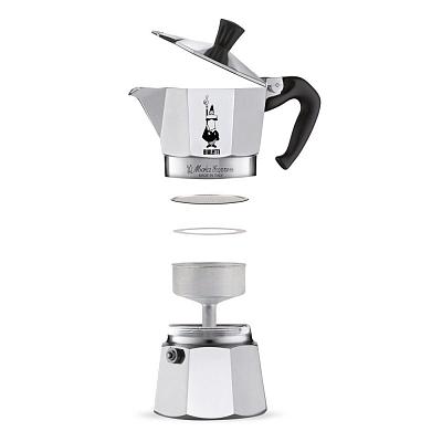 Гейзерная кофеварка Bialetti Moka express 3 порции, 130 мл