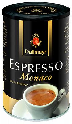 Кофе молотый Dallmayr Espresso Monaco, 200 гр. (ж.б.)