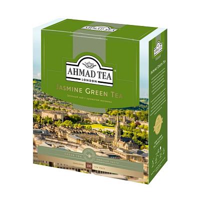 Чай зеленый Ahmad Tea С жасмином (2 гр. х 100 пак.)