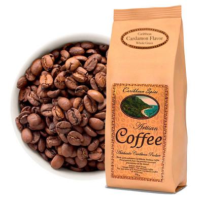 Кофе молотый Caribbean Spice Artisan Kosher Coffee Cardamon Grind (кардамон), 250 гр. 